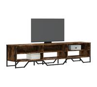 vidaXL TV Cabinet Smoked Oak 180x34x41 cm Engineered Wood