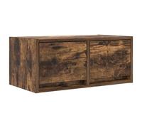vidaXL TV Cabinet Smoked Oak 60x31x25.5 cm Engineered Wood TV bench