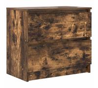 vidaXL TV Cabinet Smoked Oak 60x35x54 cm Engineered Wood tv stand