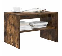 vidaXL TV Cabinet Smoked Oak 60x40x40 cm Engineered Wood