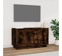 Vidaxl Tv Cabinet Smoked Oak 80X35X45 Cm Engineered Wood