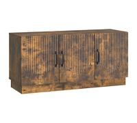 vidaXL TV Cabinet Smoked Oak 99 x 34.5 x 47 cm Engineered Wood