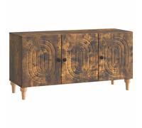vidaXL TV Cabinet Smoked Oak 99 x 34.5 x 50 cm Engineered Wood