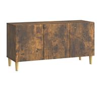 vidaXL TV Cabinet Smoked Oak 99 x 34.5 x 50 cm Engineered Wood