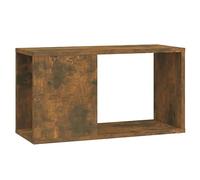 vidaXL TV Cabinet- Smoked Oak Engineered Wood- Modern Design- Spacious Storage- 60x24x32cm- Ideal for Living Room or Office