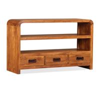 vidaXL Solid Wood with Sheesham Finish TV Cabinet 90x30x55cm Stand Lowboard