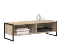 vidaXL TV Cabinet Sonoma 100 x 36.5 x 30.5 cm Engineered Wood, Living Room, Rectangular, Durable Sofa Set, for Modern Homes, Elegant Design, Ideal for Cozy Gatherings, Space-Saving