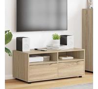 vidaXL TV Cabinet Sonoma Oak 100 x 48 x 43 cm Engineered Wood