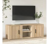 vidaXL TV Cabinet Sonoma Oak 100x31.5x35 cm Engineered Wood