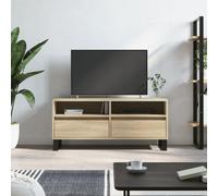 vidaXL TV Cabinet Sonoma Oak 100x34.5x44.5 cm Engineered Wood
