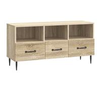 vidaXL TV Cabinet Sonoma Oak 102 x 34.5 x 50 cm Engineered Wood