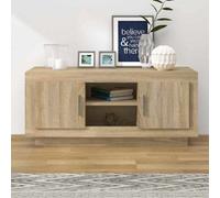 Vidaxl Tv Cabinet Sonoma Oak 102X35X45 Cm Engineered Wood