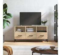 Vidaxl Tv Cabinet Sonoma Oak 102X36X50 Cm Engineered Wood