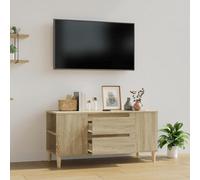 Vidaxl Tv Cabinet Sonoma Oak 102X44.5X50 Cm Engineered Wood