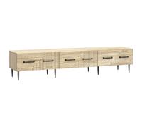 vidaXL TV Cabinet Sonoma Oak 147 x 34.5 x 30 cm Engineered Wood