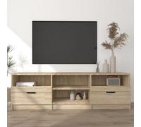 Vidaxl Tv Cabinet Sonoma Oak 150X33.5X45 Cm Engineered Wood