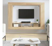 Vidaxl Tv Cabinet Sonoma Oak 152X22X113 Cm Engineered Wood