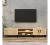 vidaXL TV Cabinet Sonoma Oak 180x31.5x40 cm Engineered Wood NEW