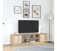 vidaXL TV Cabinet Sonoma Oak 188.5x41x50 cm Engineered Wood