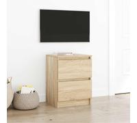 vidaXL TV Cabinet Sonoma Oak 40x35x54 cm Engineered Wood
