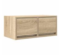 vidaXL TV Cabinet Sonoma Oak 60x31x25.5 cm Engineered Wood TV bench