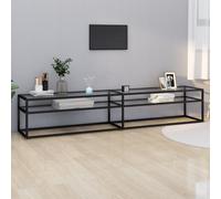TV Cabinet Entertainment Centre TV Stand Media TV Unit Tempered Glass vidaXL