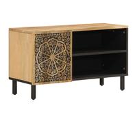 TV Cabinet Stand Entertainment Centre Media Unit Solid Wood Mango vidaXL
