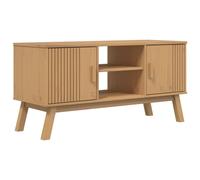 vidaXL TV Cabinet TV Stand Entertainment Centre TV Unit Brown Solid Wood Pine