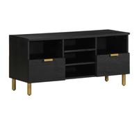 vidaXL TV Cabinet Black 100x33x46 cm Engineered Wood