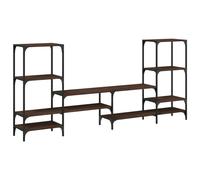 vidaXL TV Cabinet TV Stand Media Cabinet TV Unit Brown Oak Engineered Wood