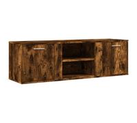 Vidaxl Tv Cabinet Smoked Oak 120X34X37 Cm Engineered Wood