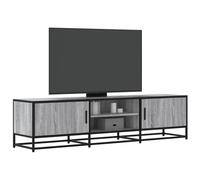 vidaXL TV Cabinet TV Stand Media TV Unit Grey Sonoma Engineered Wood and Metal