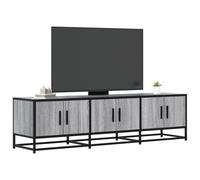 vidaXL TV Cabinet Grey Sonoma 150x35x41 cm Engineered Wood and Metal