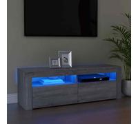 vidaXL TV Cabinet TV Stand with LED Lights Entertainment Centre Media TV Unit UK