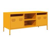 vidaXL TV Cabinet Mustard Yellow 101.5x39x43.5 cm Cold-rolled Steel
