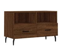 vidaXL TV Cabinet TV Unit Media Cabinet TV Stand Brown Oak Engineered Wood