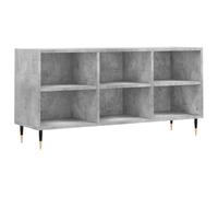 vidaXL TV Cabinet TV Unit Media Cabinet TV Stand Concrete Grey Engineered Wood