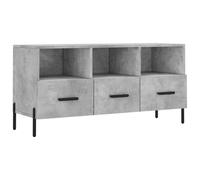 Vidaxl Tv Cabinet Concrete Grey 102X36X50 Cm Engineered Wood
