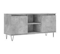 vidaXL TV Cabinet – TV Unit Media Cabinet – Concrete Grey, Engineered Wood, 104x35x50 cm