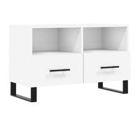 vidaXL TV Cabinet TV Unit Sideboard Media Unit TV Stand White Engineered Wood