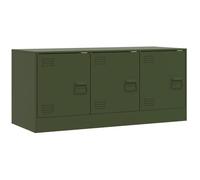 Vidaxl Tv Cabinet Olive Green 99X39X44 Cm Steel