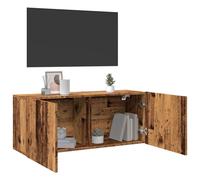vidaXL TV Cabinet Wall-mounted Old Wood 100x30x41 cm