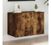vidaXL TV Cabinet Wall-mounted Smoked Oak 60x30x41 cm