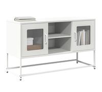 vidaXL TV Cabinet White 100.5x39x60.5 cm Steel
