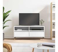 vidaXL TV Cabinet White 100x34.5x44.5 cm Engineered Wood