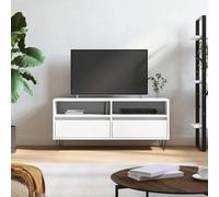 vidaXL TV Cabinet TV Unit Sideboard Media Unit TV Stand White Engineered Wood