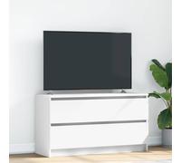 vidaXL TV Cabinet White 100x35x54 cm Engineered Wood