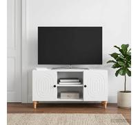 VidaXL TV Cabinet White 102 X 34.5 X 50 Cm Engineered Wood