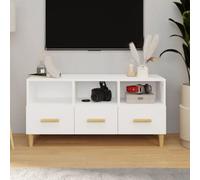Vidaxl Tv Cabinet White 102X36X50 Cm Engineered Wood
