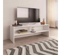 vidaXL TV Cabinet White 120x40x40 cm Engineered Wood UK